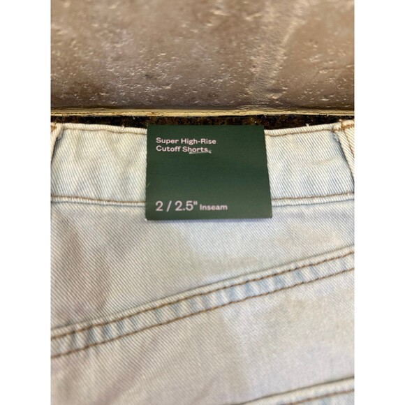 Wild Fable Super High Rise Cutoff Jean Shorts Size 2 NWT - Picture 8 of 8